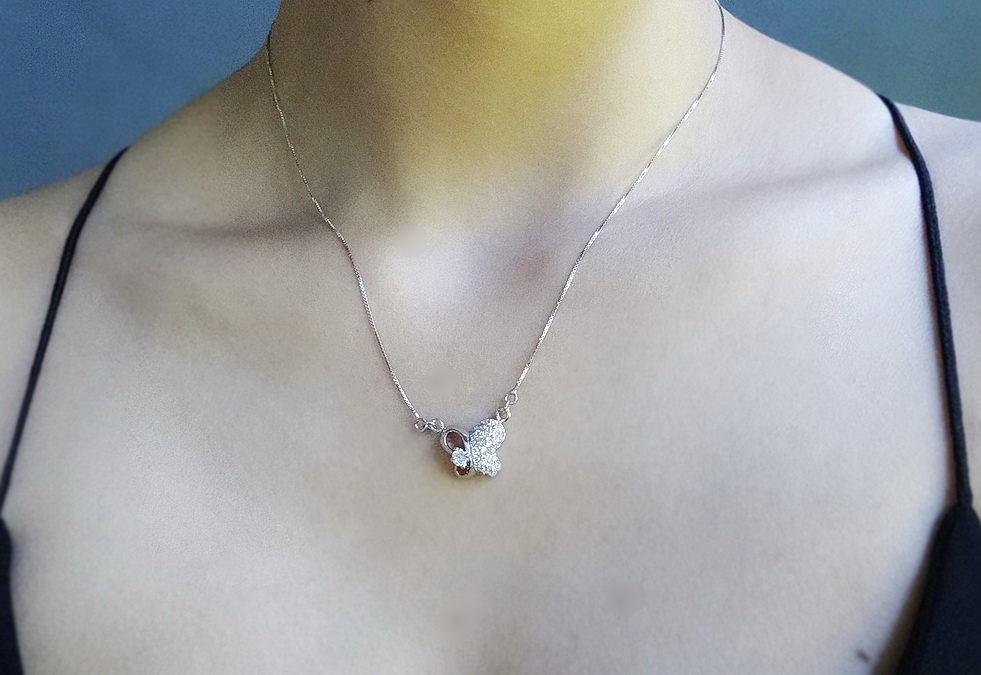 สร้อยคอเพชรCZ