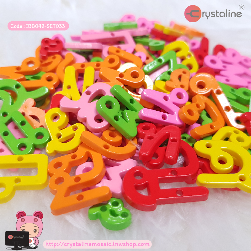 Thai alphabet - Happy holiday col. (100g/pack)