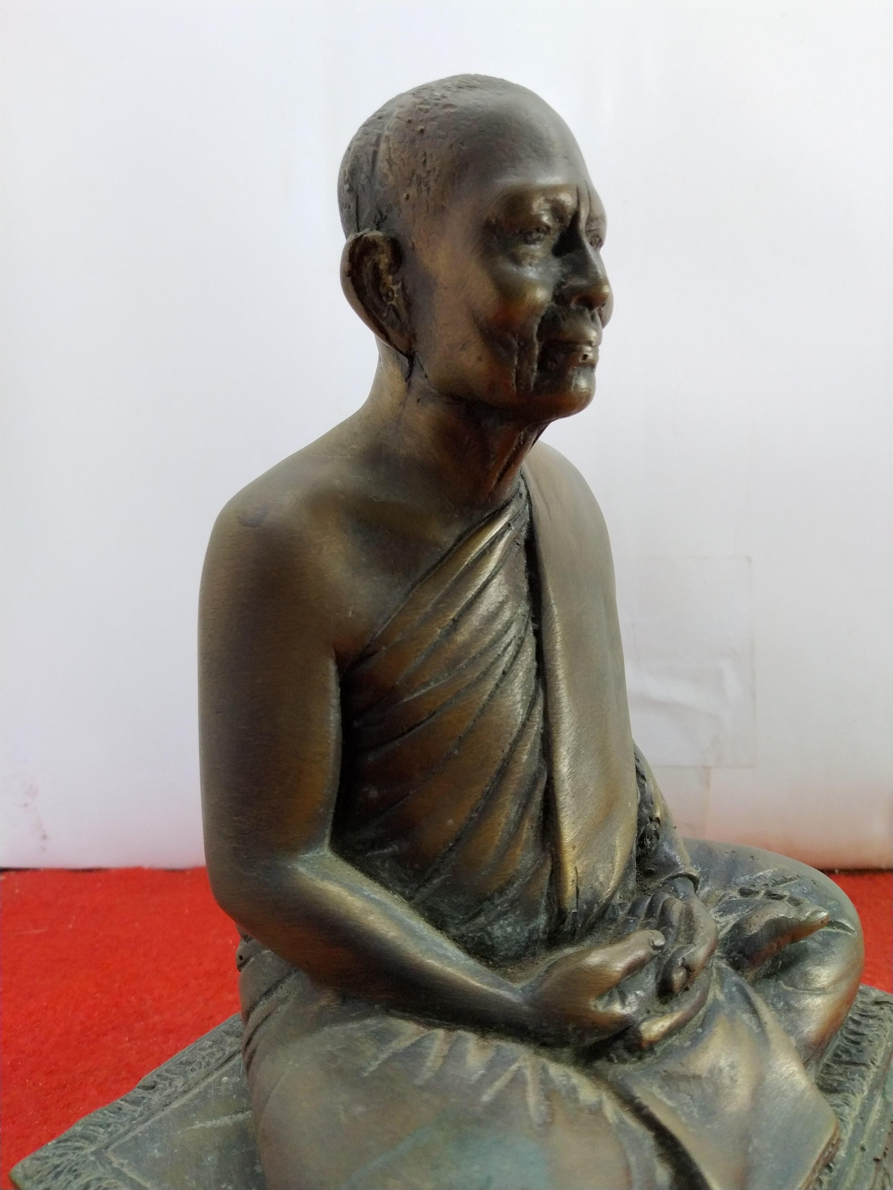 หลวงปู่ศรีจันทร์ วณฺณาโภ วัดศรีสุทธาวาส (เลยหลง) อ.เมือง จ.เลย หน้าตัก 5 นิ้ว