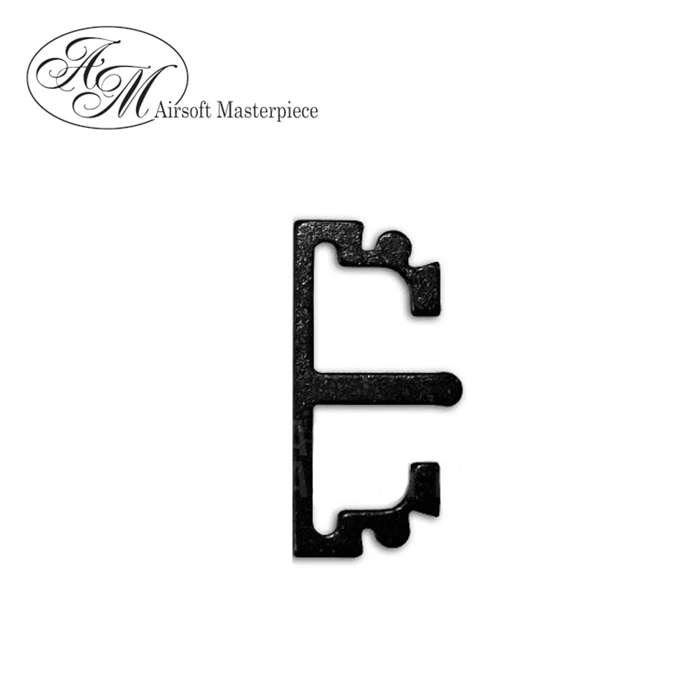 Airsoft Masterpiece Aluminum SV Puzzle Trigger Ring - Long Flat Black