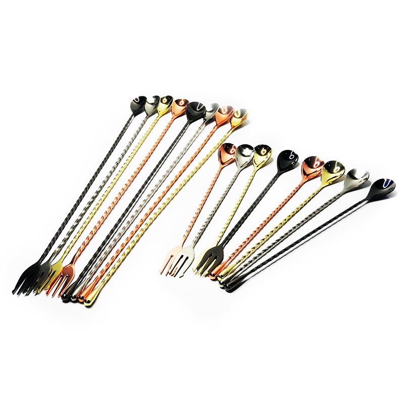 ช้อนบาร์ ยาว 30 cm. ปลายด้ามเป็นที่ผสม 1630-011