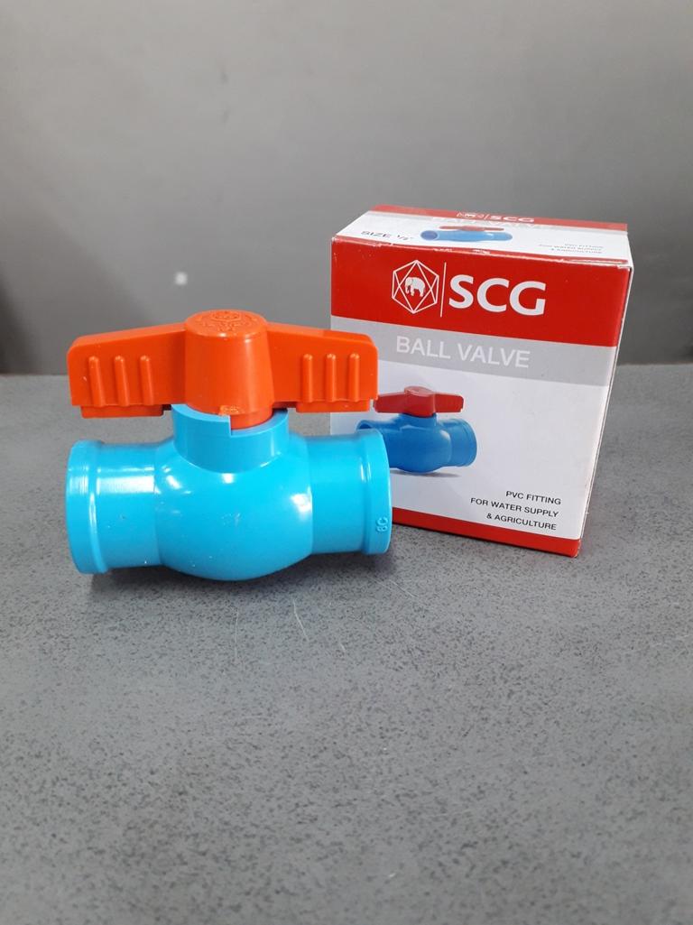 บอลวาล์ว PVC สวม SCG