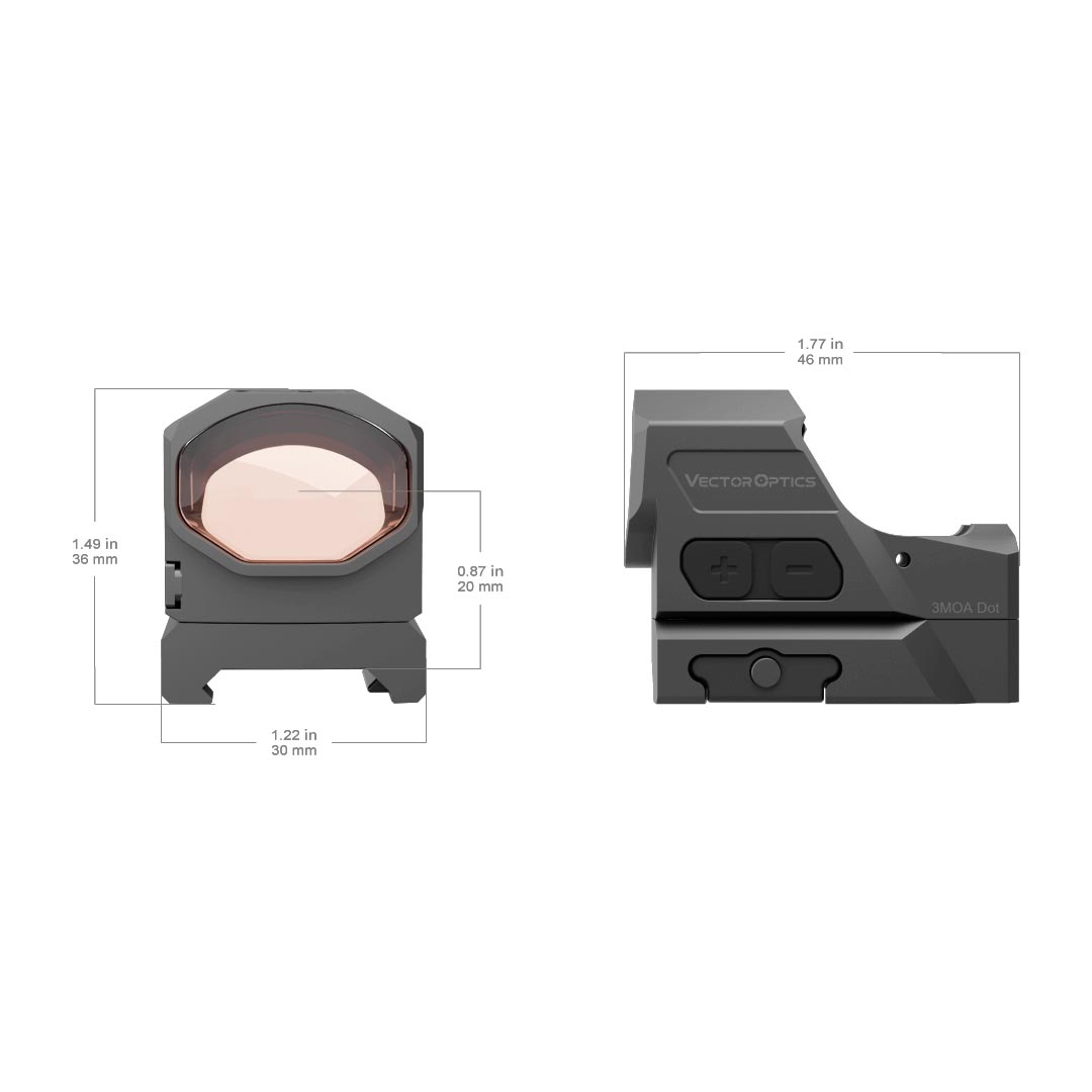 Vector Optics Frenzy-X 1x19x28 GenII Red Dot Sight (SCRD-64)