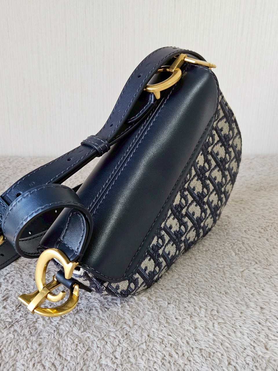 Dior Mini Soft Saddle Bag with Strap