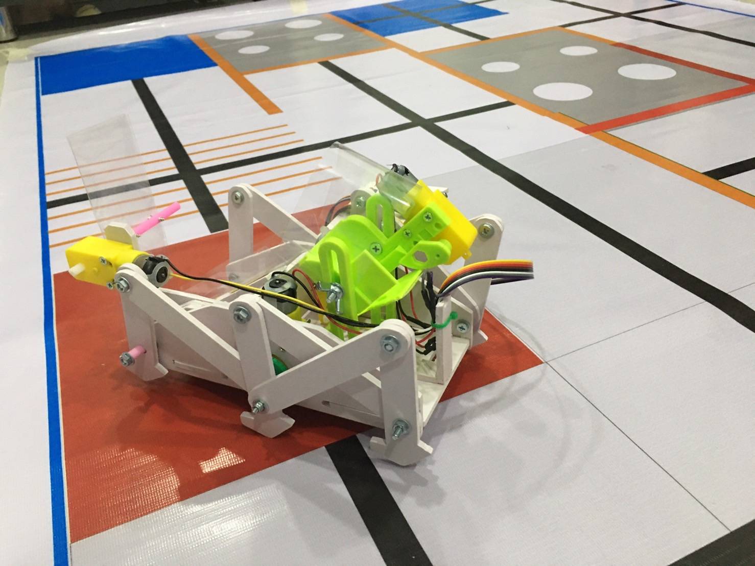 หุ่นยนต์พื้นฐานม.ปลาย นักบาส V4 (แบบนำไปประกอบเอง) Ex