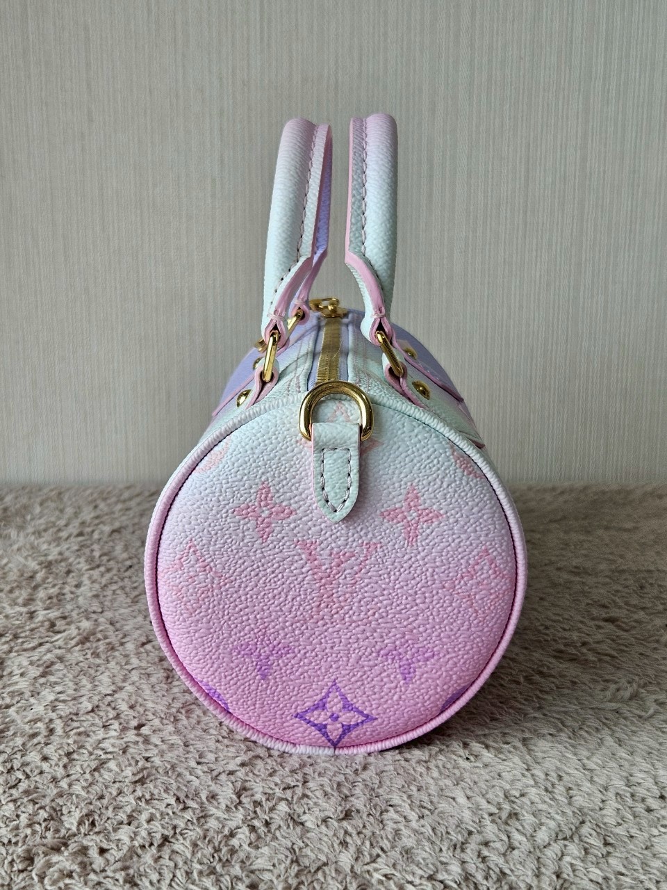 LV Papillon Pastel Sunrise Monogram Microchip