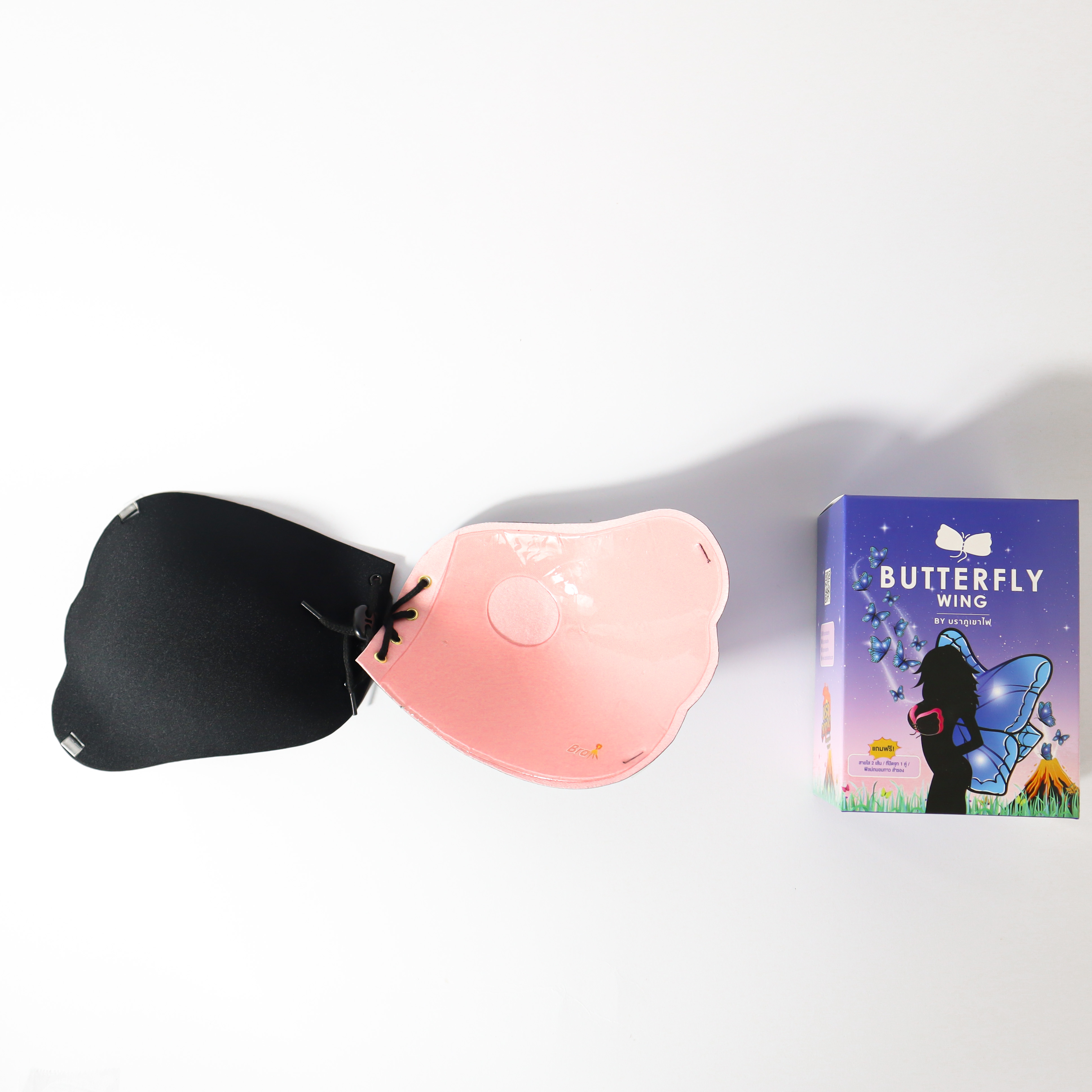 Butterfly Wing (Plus size) ฟรี สายใส และแผ่นแปะจุก บราเชือกรูดปีกผีเสื้อ size A,B,C,D,E,F,G บราเชือก บราปีกผีเสื้อ บราอัพไซส์ สำเนา