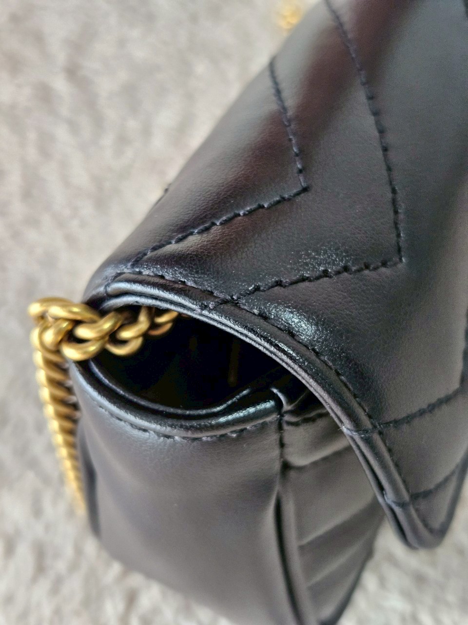 Gucci Marmont Super Mini สีดำ