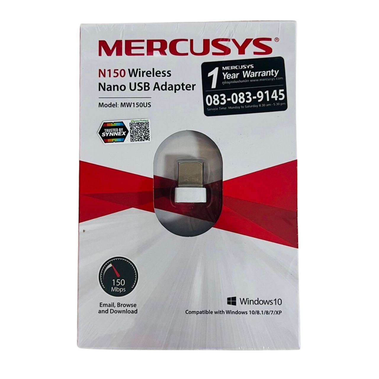 ตัวรับสัญญาณWiFi MERCUSYS รุ่น MW150US N150 Wireless Nano USB Adapter