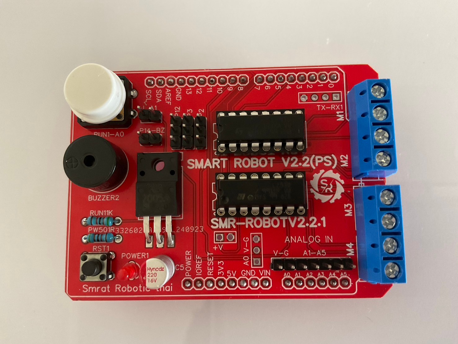 SMR บอร์ดหุ่นยนต์ระดับผสมบังคับจอย พร้อมใช้งาน (ไม่รวมบอร์ดarduino uno)