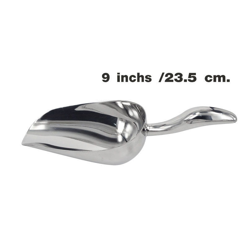 Ice scoop curve design handle 9 inchs 1606-020