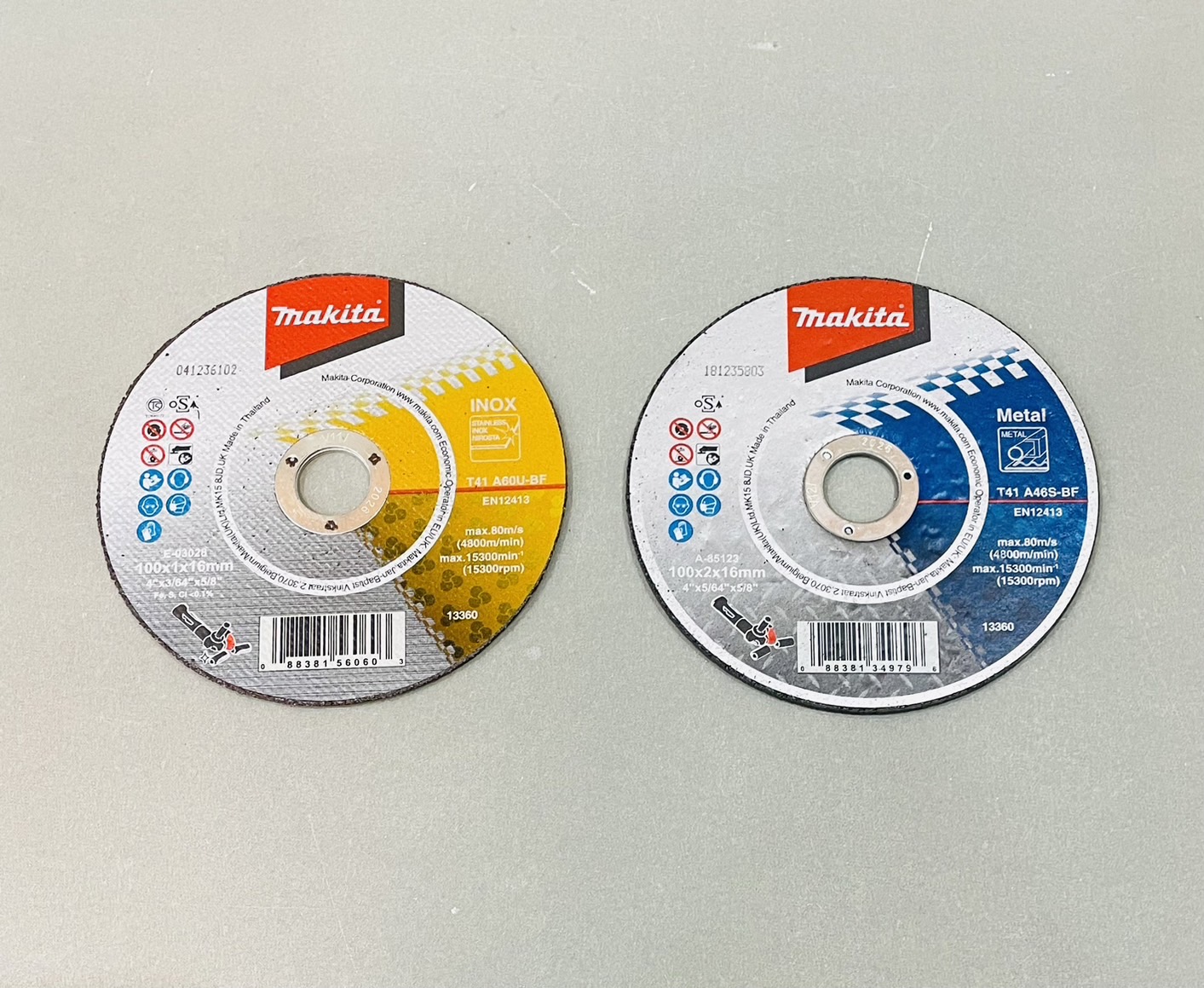 แผ่นตัดเหล็ก - สแตนเลส 4" x 1มิล Makita E-03028