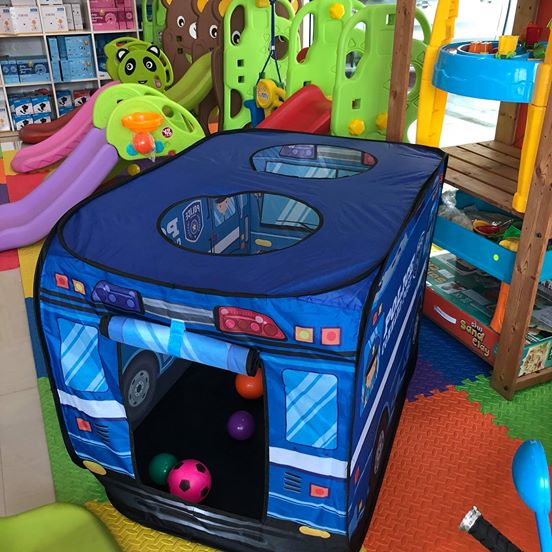 บ้านบอลรถตำรวจ Police Car พร้อมบอลเล็ก 50 ลูก