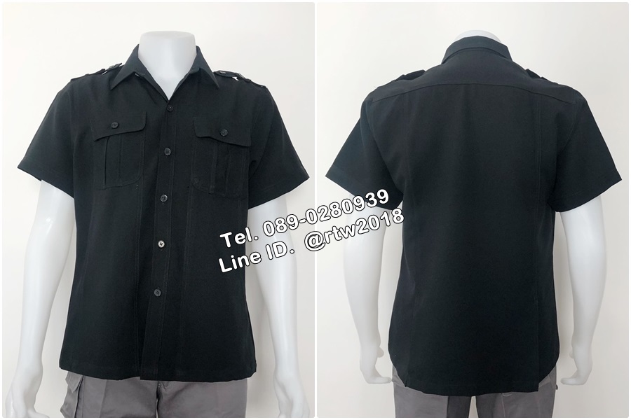 รหัส F5 : เสื้อซาฟารีสีดำ