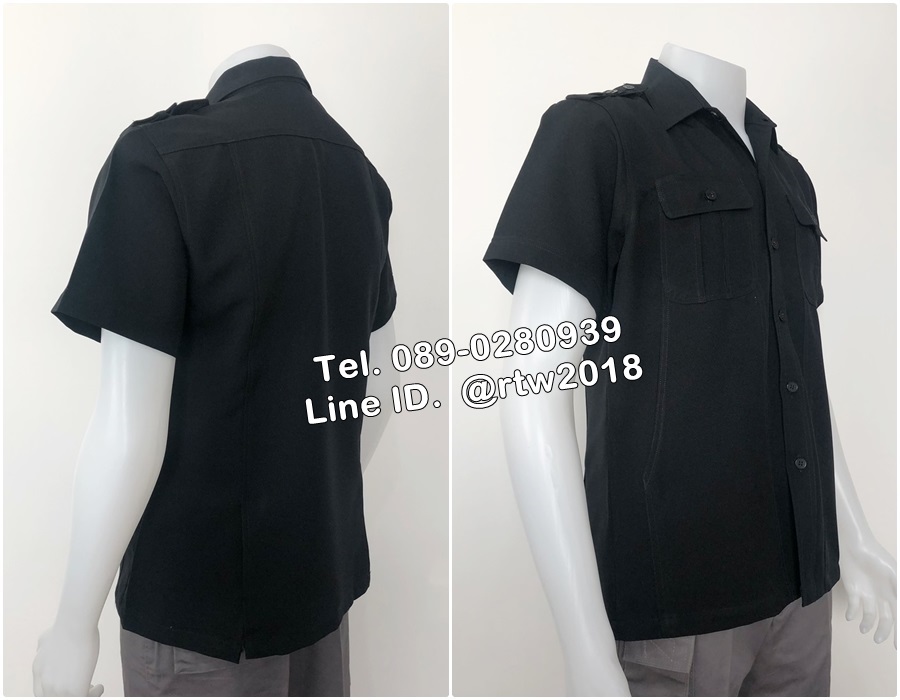 รหัส F5 : เสื้อซาฟารีสีดำ