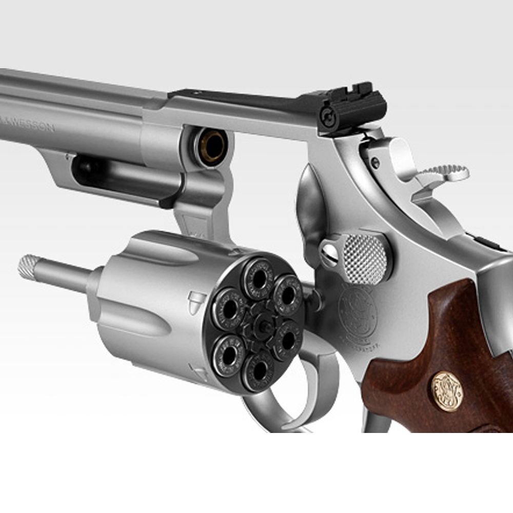 Tokyo Marui S&W M66 6 inch Stainless Silver Gas Revolver