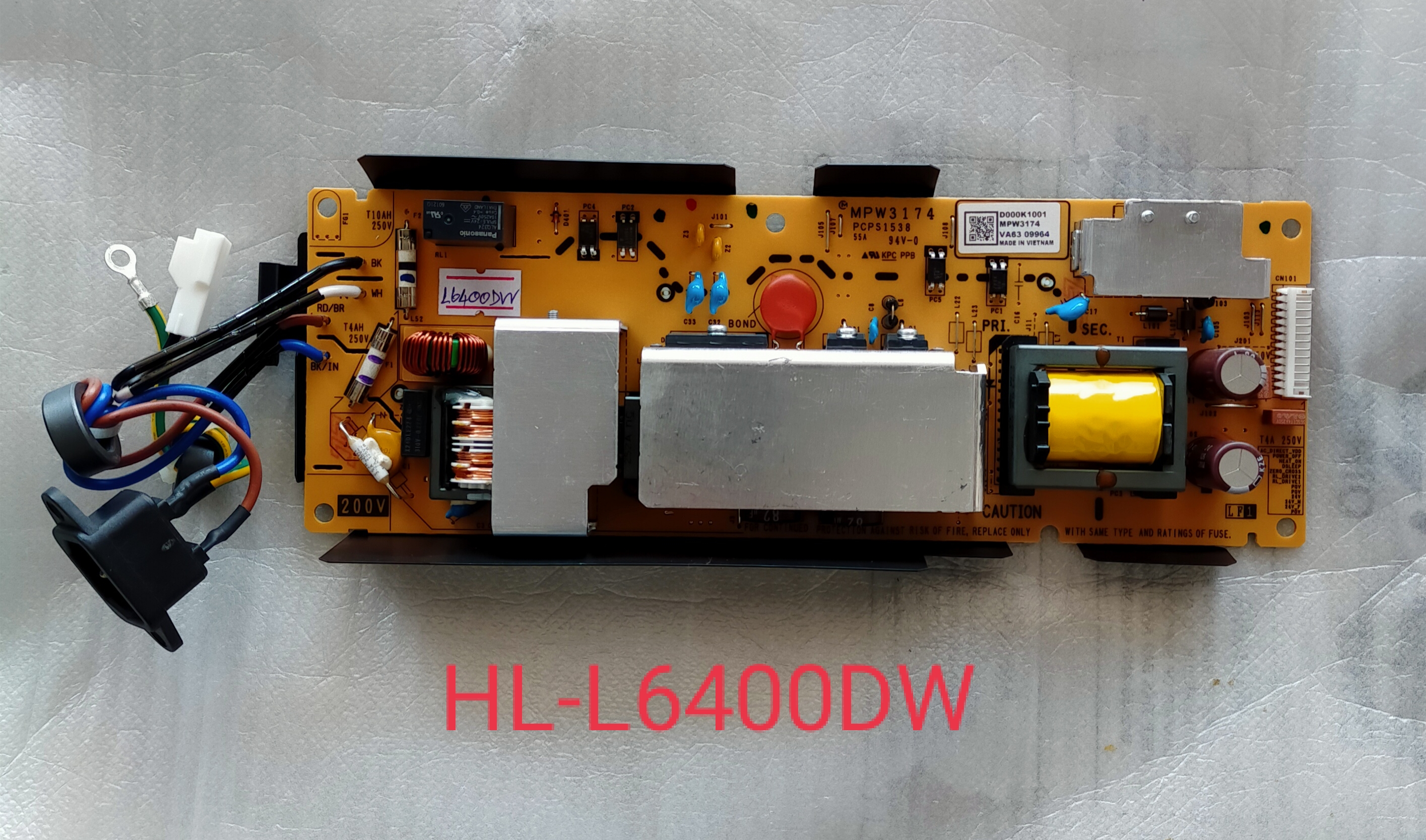 Power Supply Brother HL-L6200DW L6400DW MFC-L5600 L5900DW L6900DW มือสอง