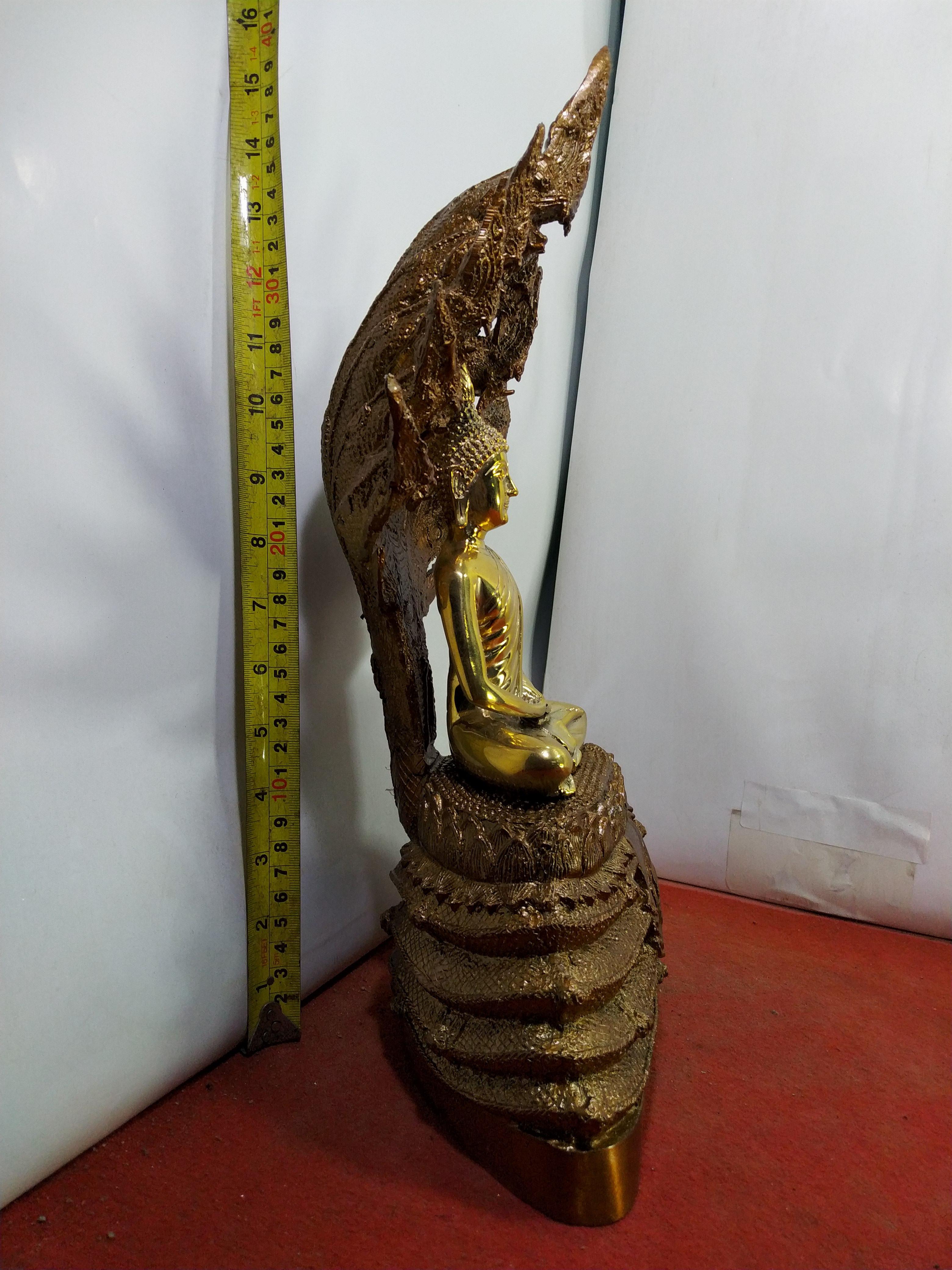 พระนาคปรก นาค9เศียร ฐาน8นิ้ว ถอดฐานได้