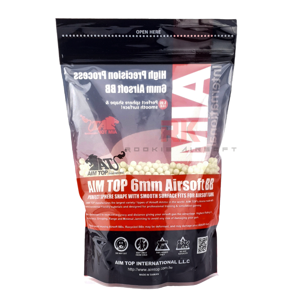 Aim Top Tracer BB 0.20g 6mm (4,000 rds) - Green