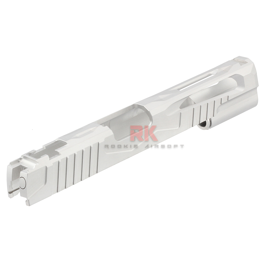 Bomber Battle Aluminum Standard Slide for Marui Hi-CAPA 5.1 / 1911 - Silver