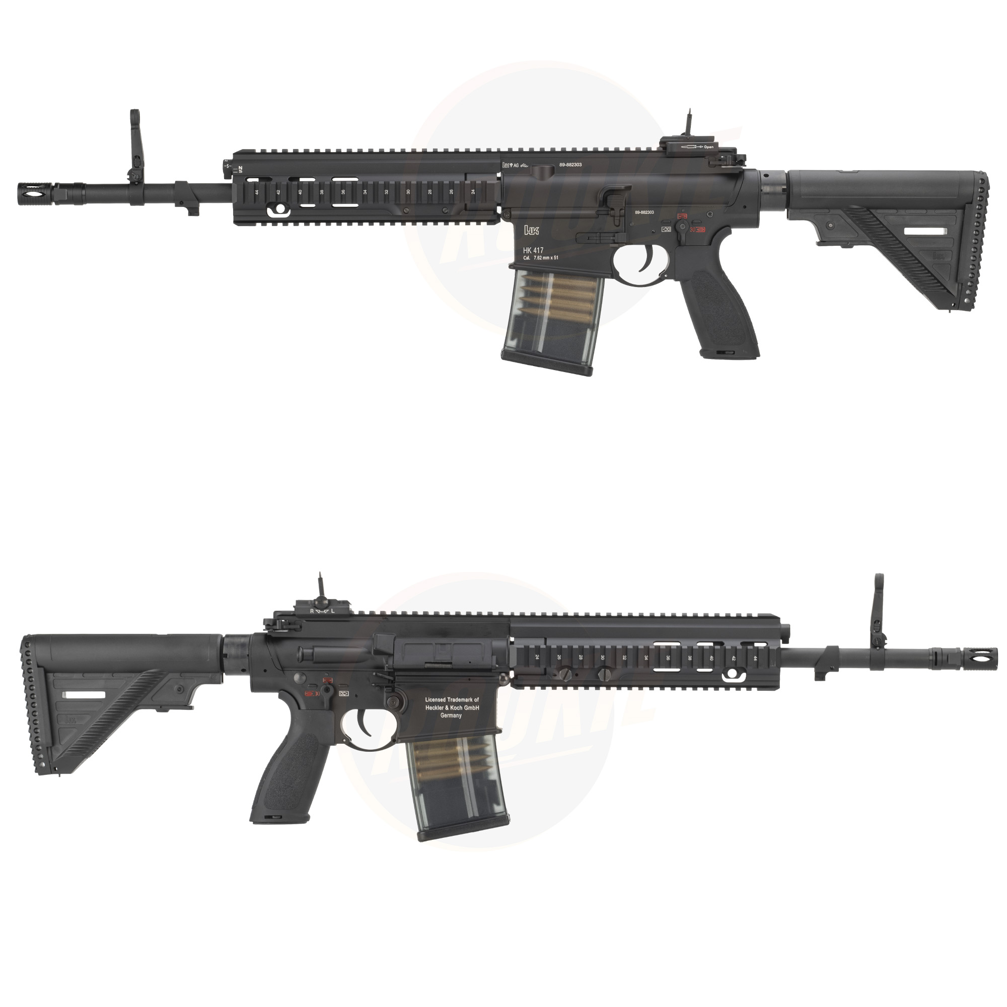 E&C 202 S2 HK417 A2 AEG - 10" Handguard / 16" Barrel