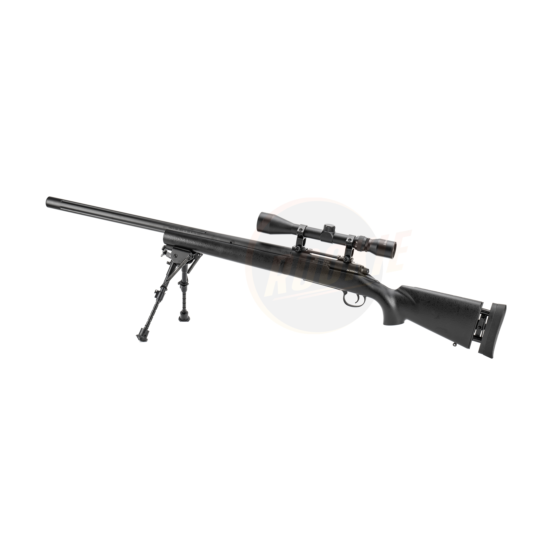 A&K M24 (ABS) Air Cocking Sniper Rifle - Black
