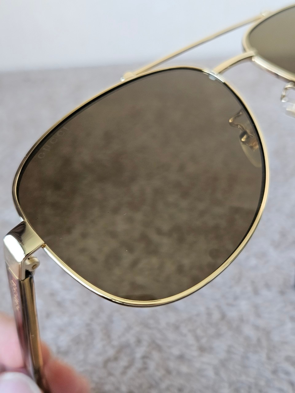 Gucci GG0528S Men's Aviator Sunglasses