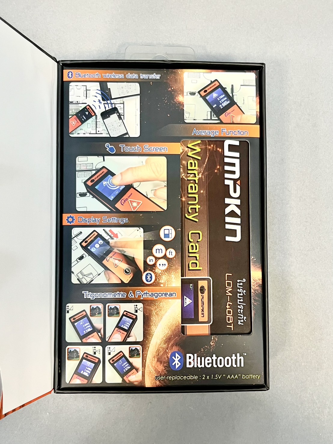 เครื่องวัดระยะเลเซอร์ LDM-40BT