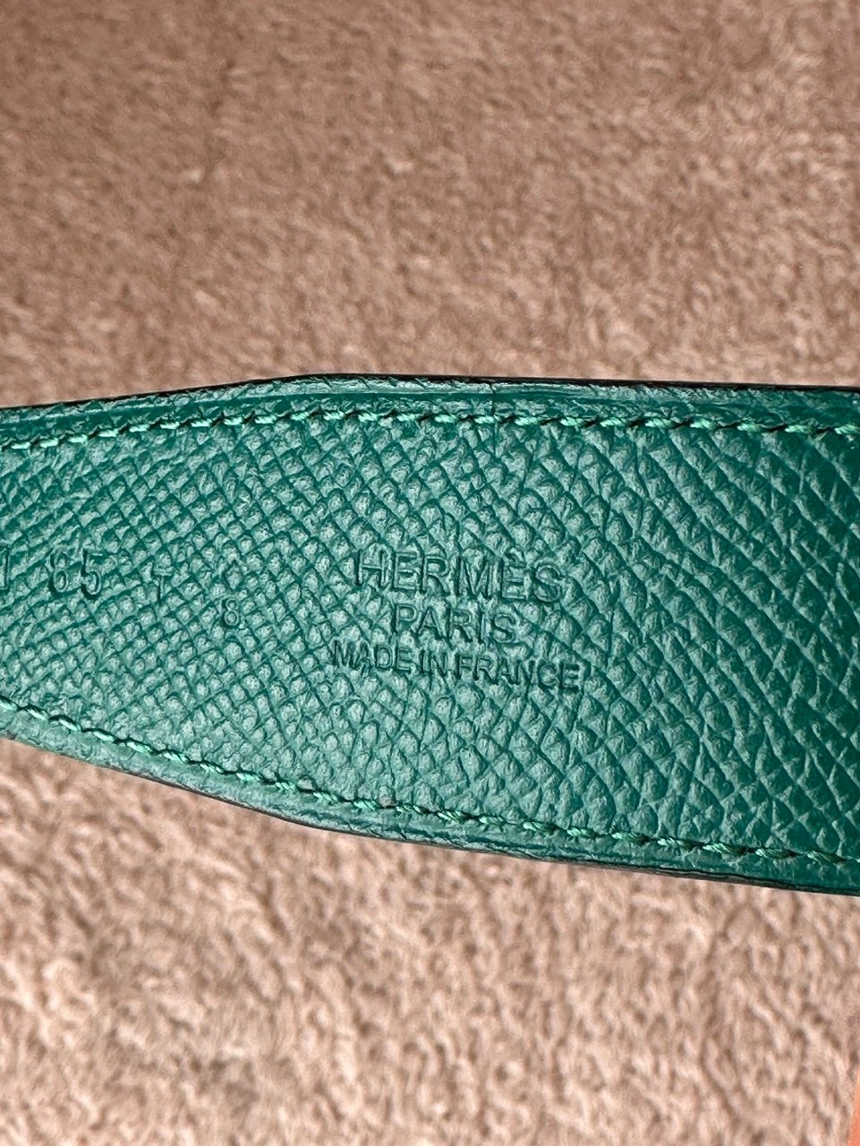 Hermes belt 32mm stamp R square