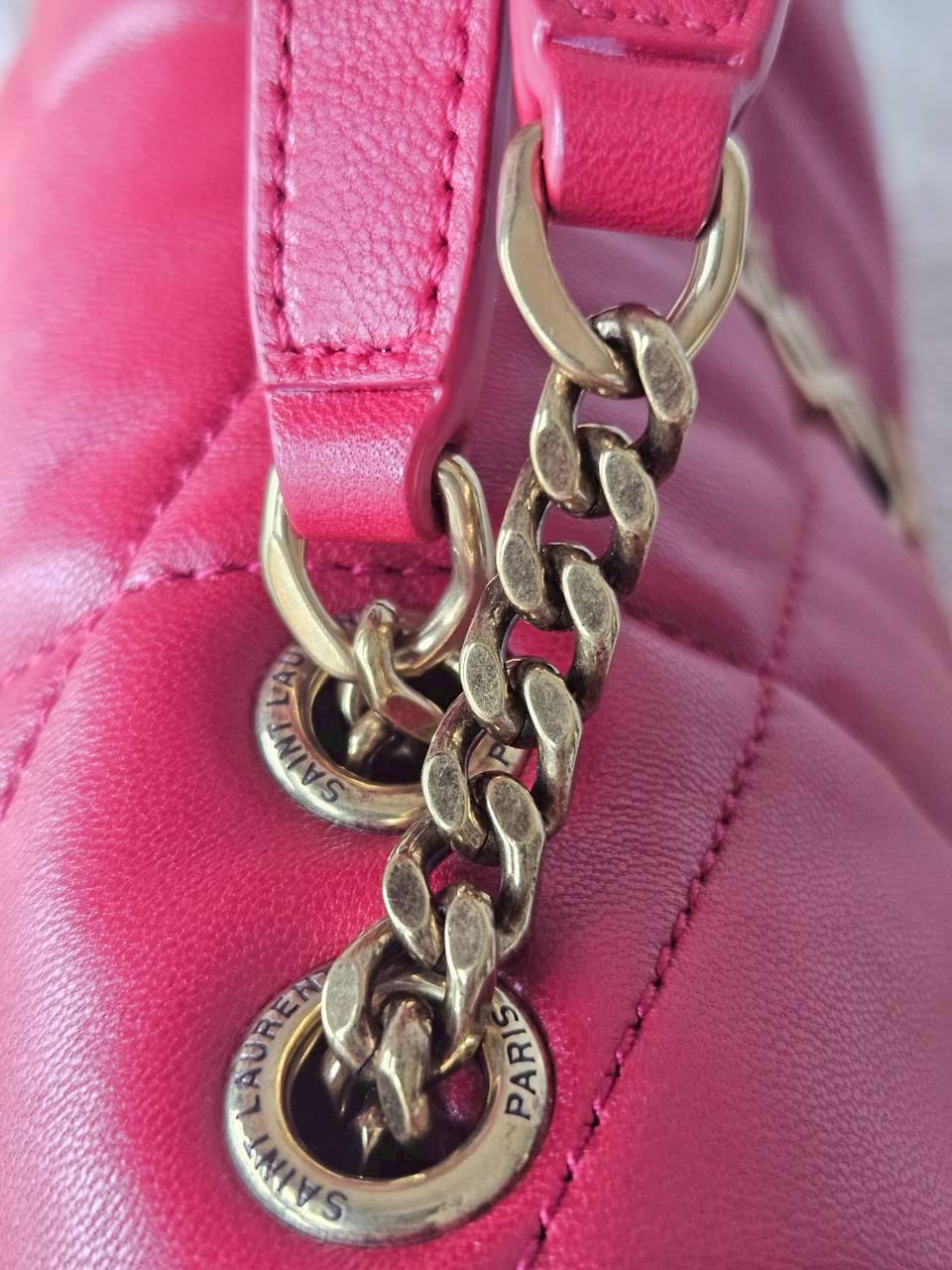 YSL Toy Puffer Mini Bag สีแดง