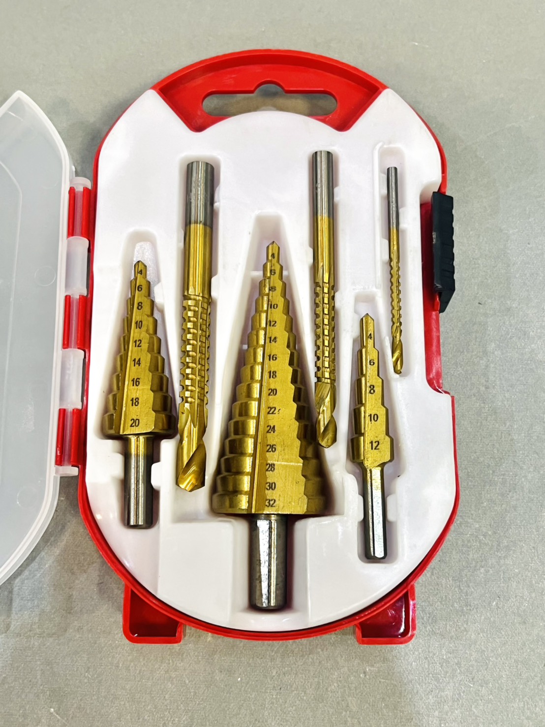 ดอกสว่านสเต็ป(ดอกขยายรู) 6ตัวชุด รุ่นกล่อง