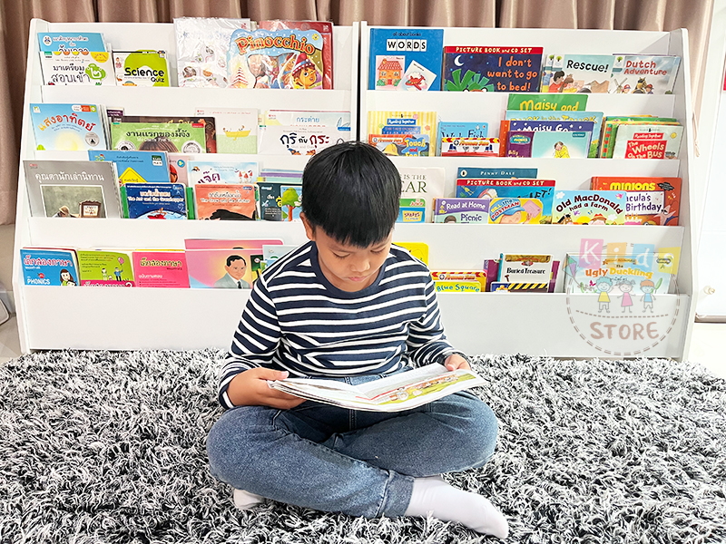 ชั้นวางหนังสือเด็ก ชั้นวางหนังสือโชว์ปก ชั้นวางหนังสือ ชั้นวางหนังสืออนุบาล ชั้นวางหนังสือเด็กอนุบาล