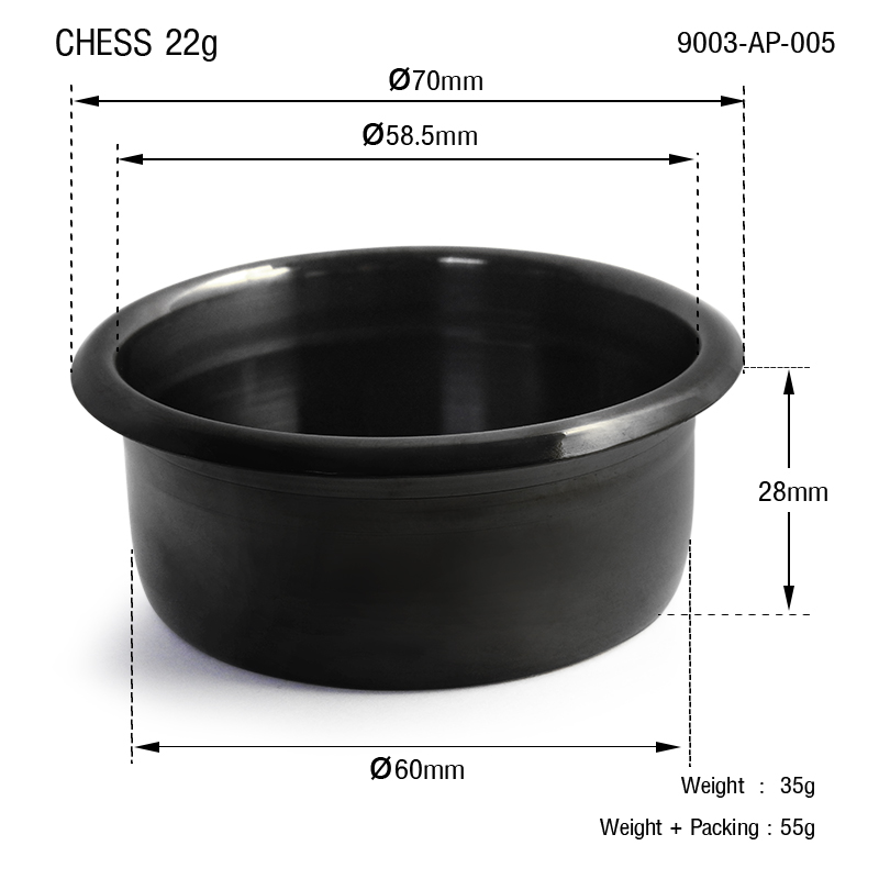 ตะแกรง APRESSO CHESS 22g