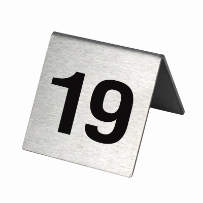 Number sign 1-20 1617-015