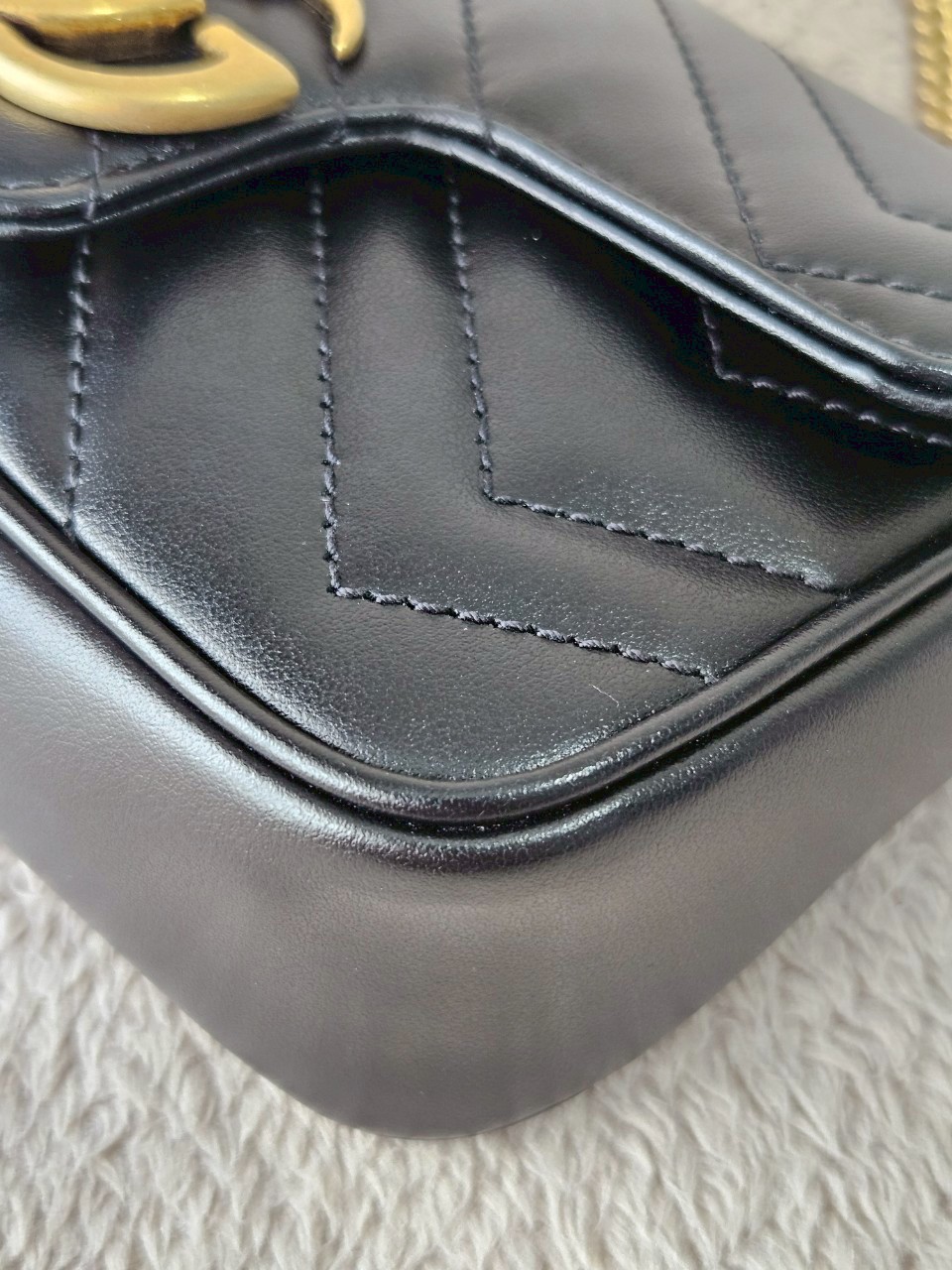 Gucci Marmont Super Mini สีดำ