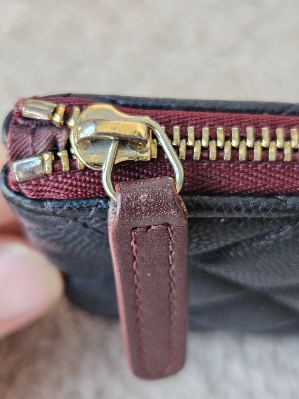 Chanel O Case Black Cavier GHW