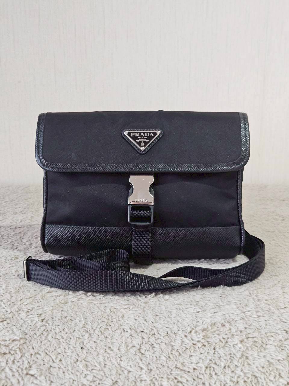 Prada Re-Nylon Smartphone Case Microchip