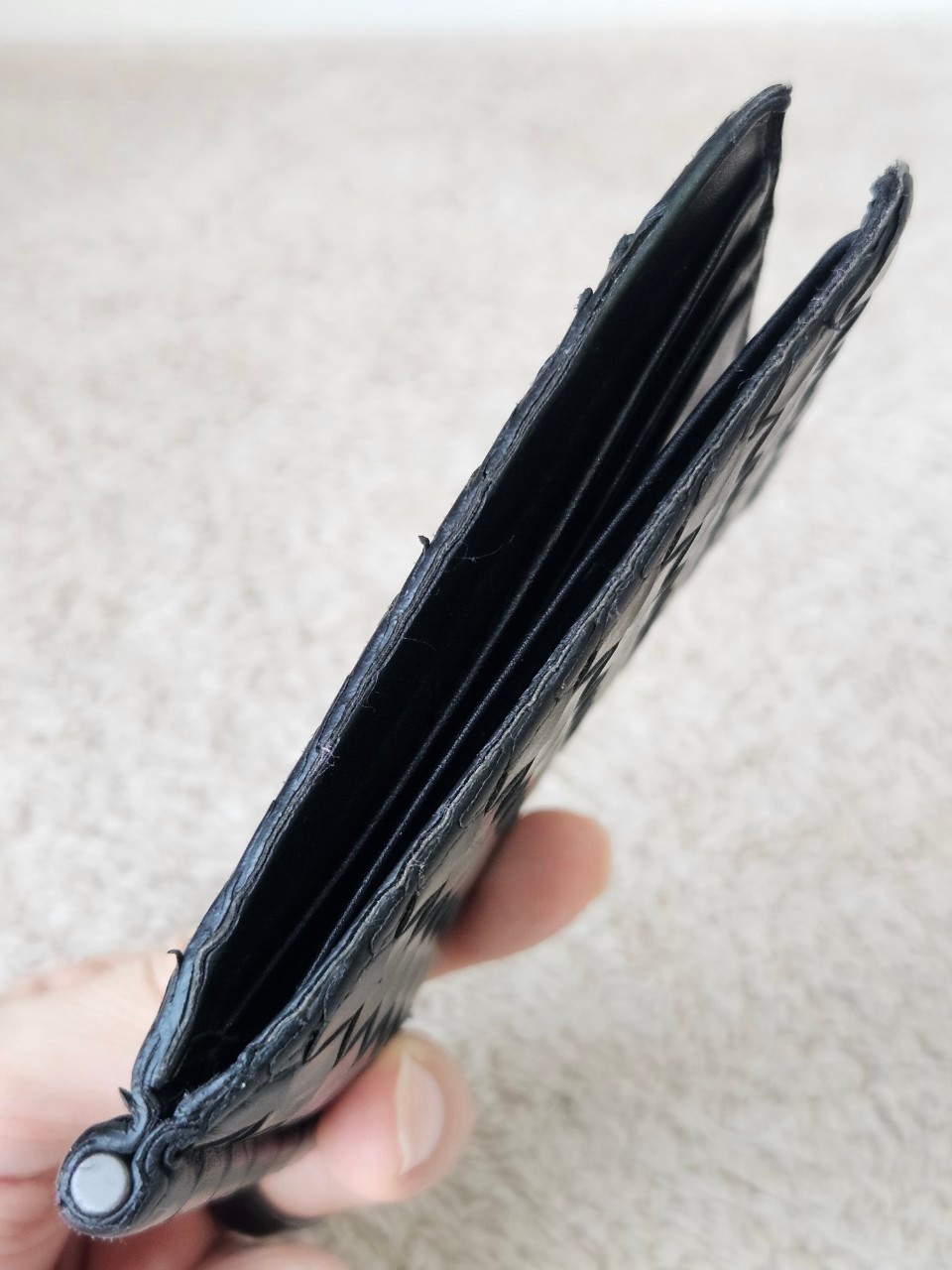 Bottega Money Clip สีดำ