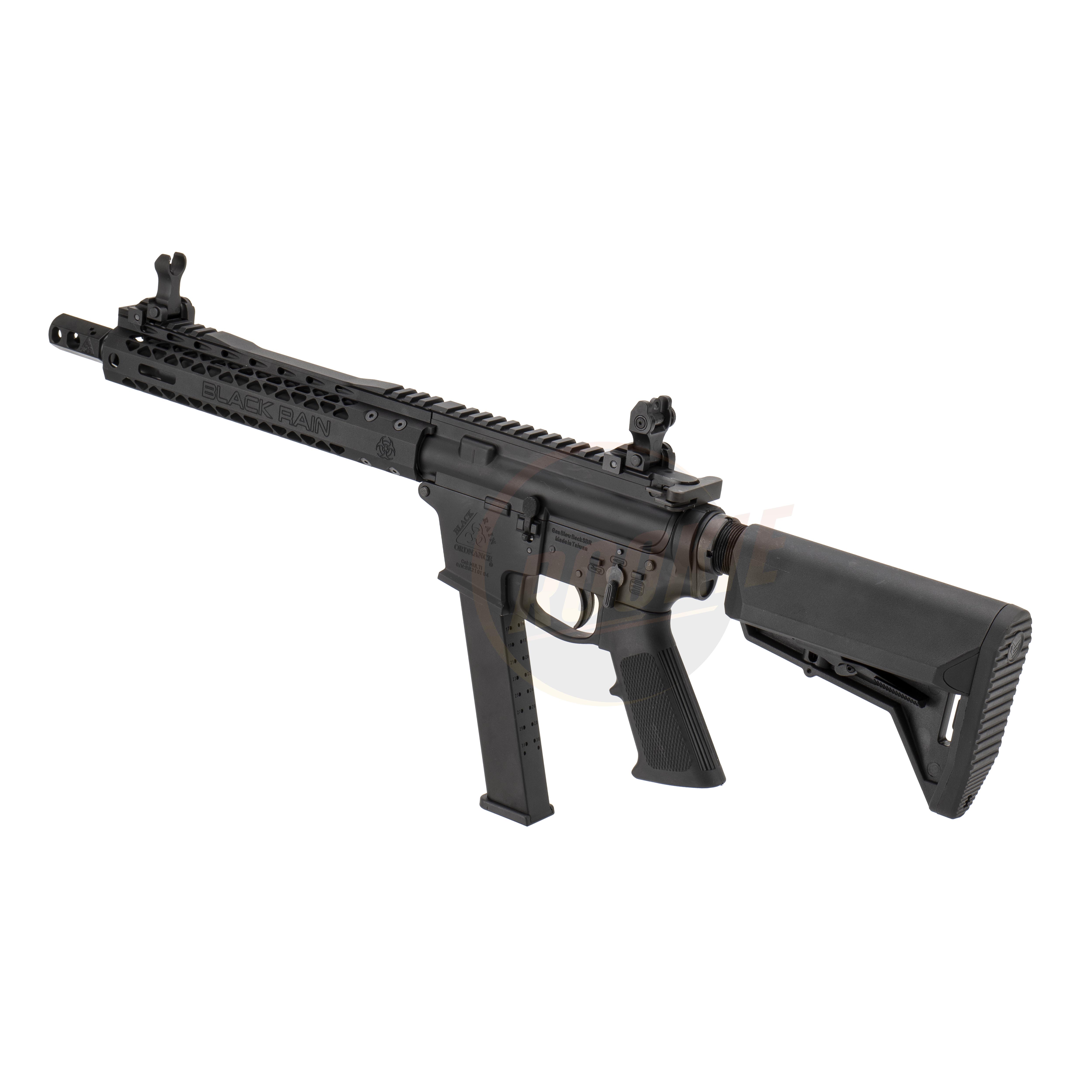 EMG / KA TWS Black Rain Ordnance 9mm Carbine GBBR - Black