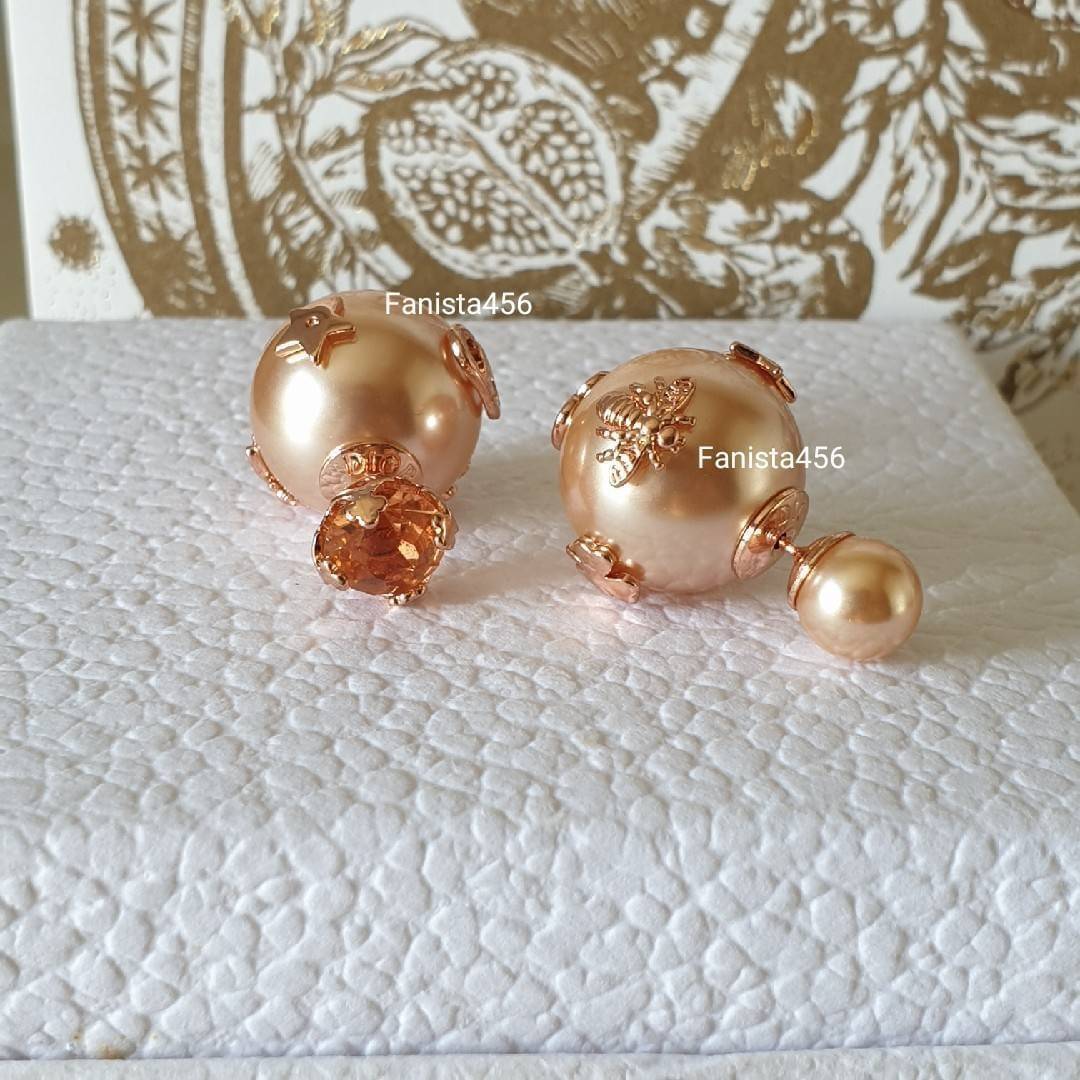 ต่างหูดิออ dior tribales earrings ต่างหูมุกดิออร์