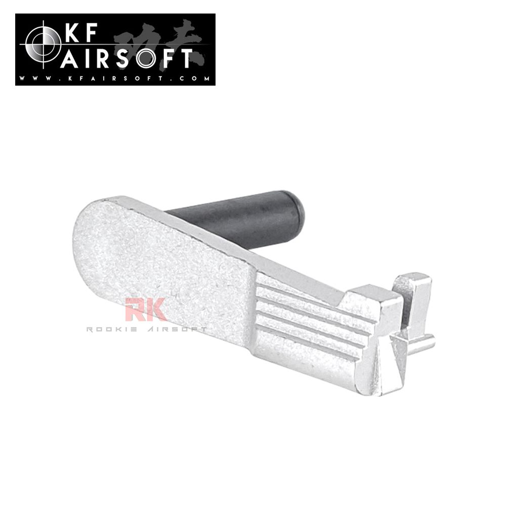 KF Airsoft Steel Slide Stop For TM Hi-Capa / 1911 - Silver