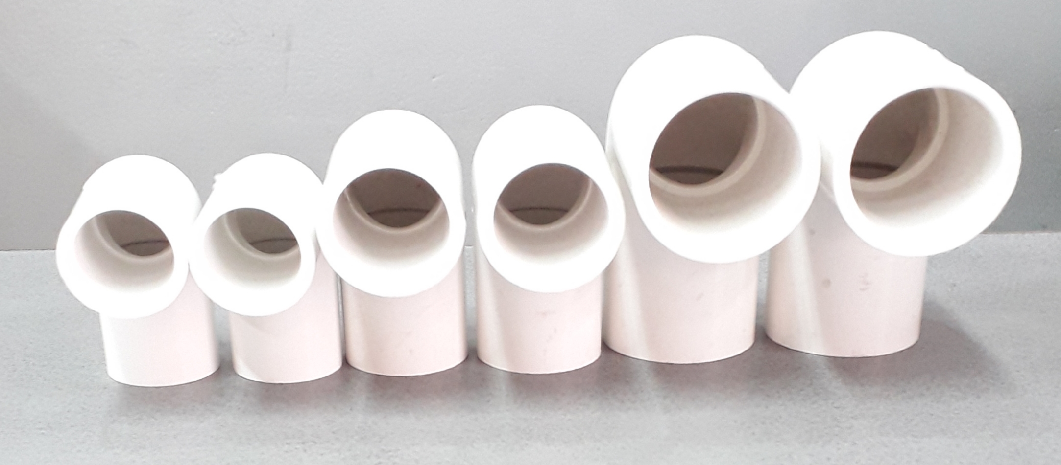 ข้องอ 90 ร้อยสายสีขาว ตราช้าง