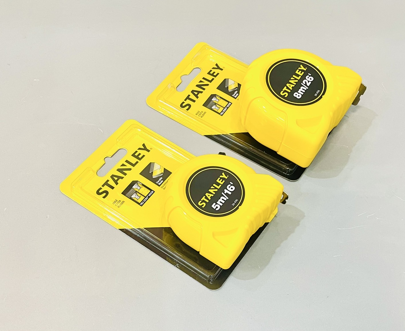 ตลับเมตร สแตนเล่ย์เหลือง 8ม. Globe