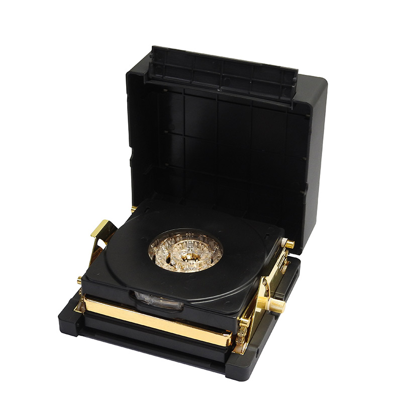 Set-scale machine with foldable coffee drip stan-gold, gray color 0609-098