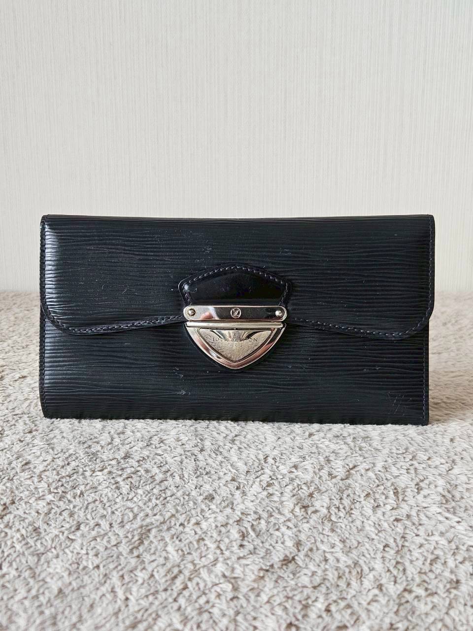 LV Eugenie Black Epi Wallet