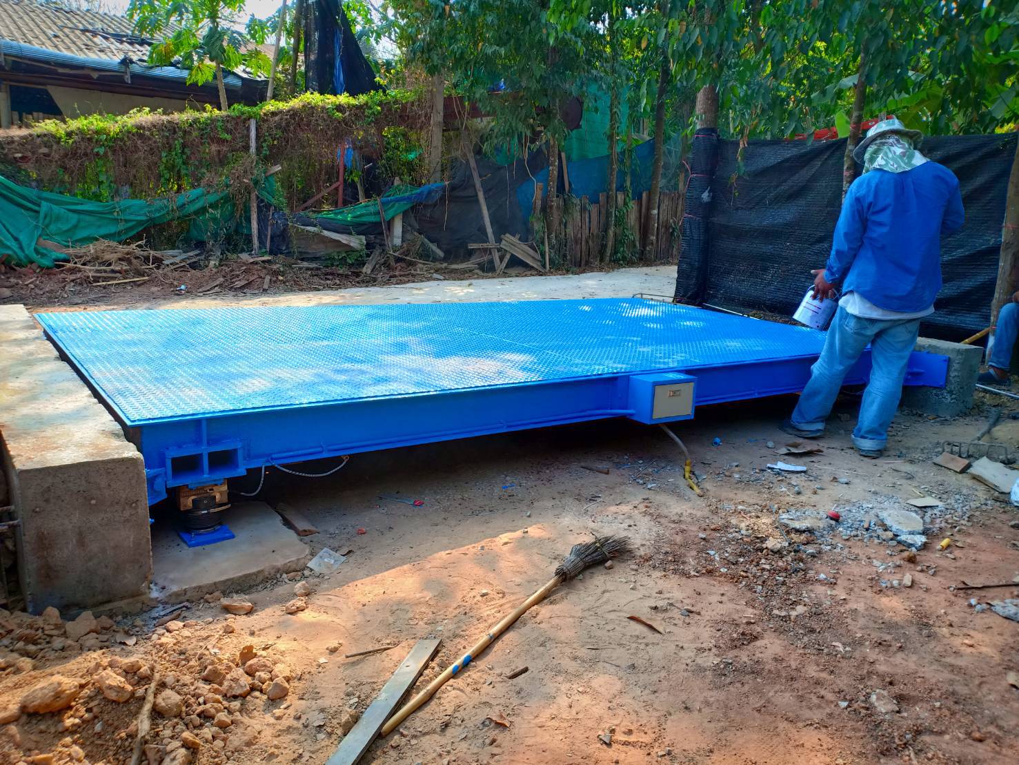 TRUCK SCALE เครื่องชั่งรถบรรทุก5-10ตัน เครื่องชั่งรถบรรทุก 5 ตัน