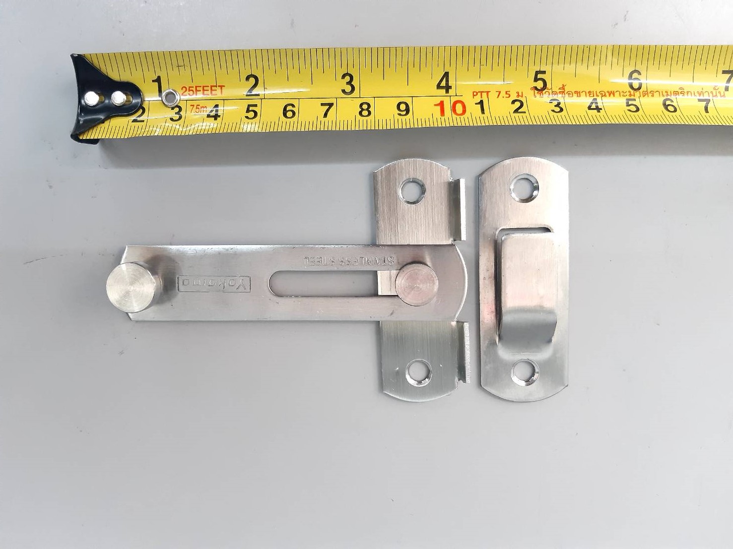 กลอนสับห้องน้ำ 4" รุ่นสับหมุด Yokomo