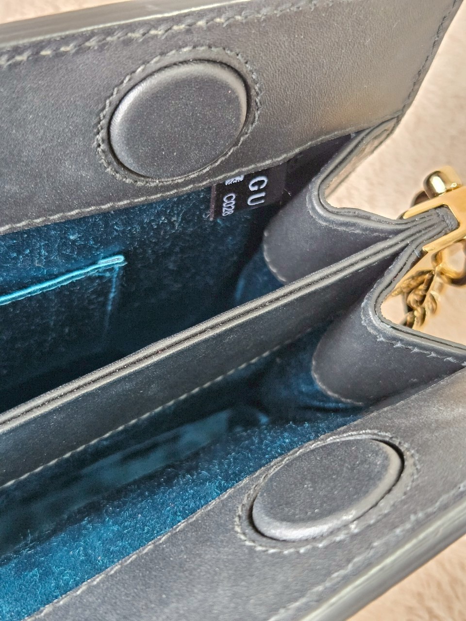 Gucci 503877 Ophidia Red Suede Chain Shoulder Bag