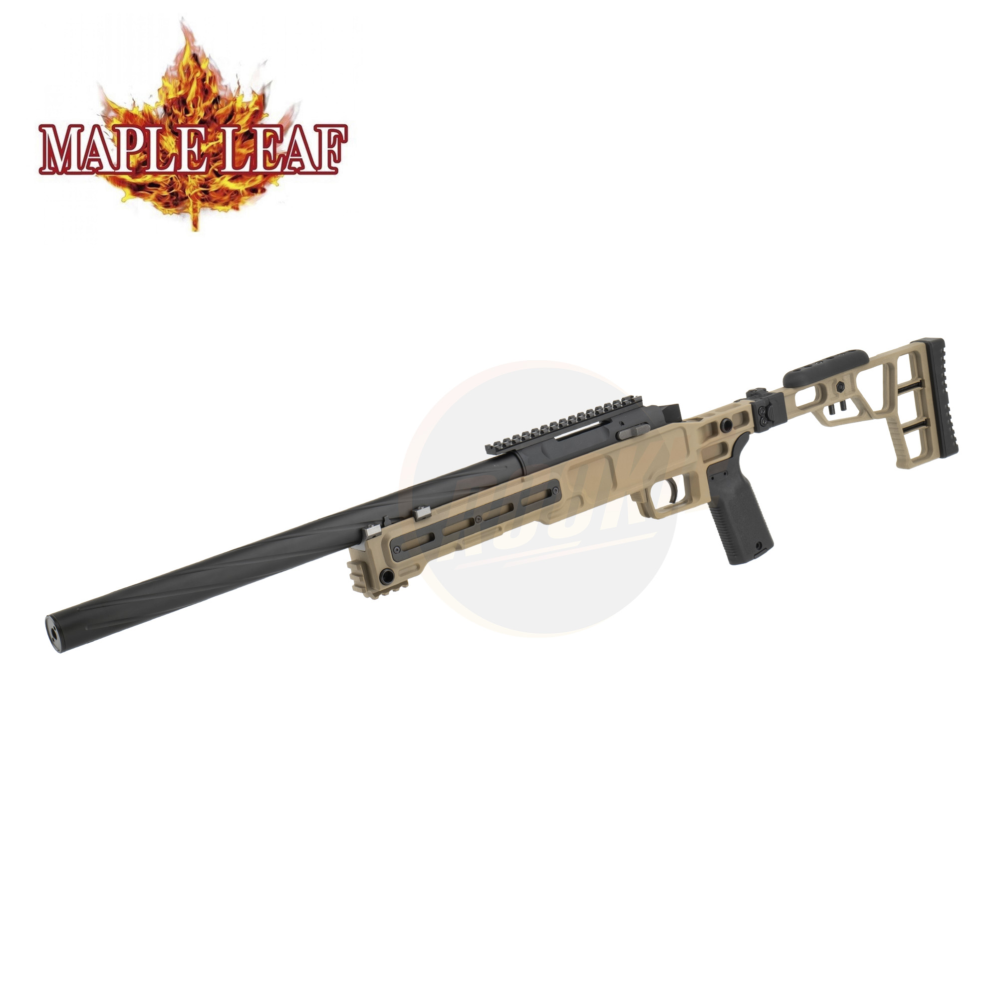 Maple Leaf MLC-LTR Bolt Action Tactical Sniper Rifle - Dark Earth