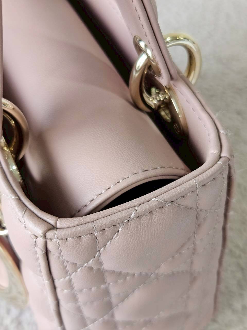 Lady Dior Small Beige